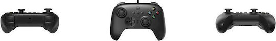 8Bitdo Ultimate Ενσύρματο Gamepad για PC / Switch Μαύρο