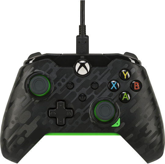 PDP 049-012-CMGG Ενσύρματο Gamepad για PC / Xbox Series / Xbox One Neon Carbon