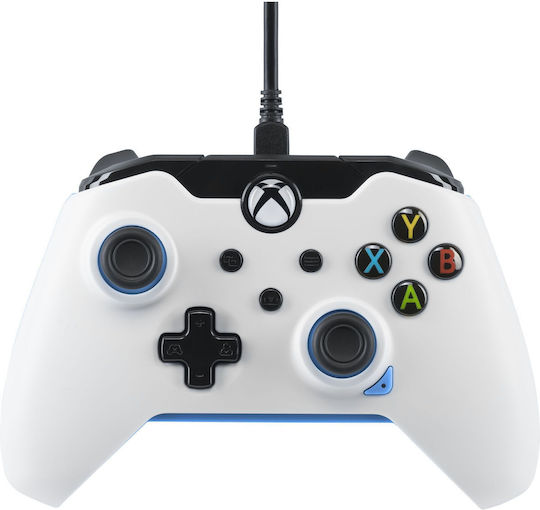 PDP 049-012-WB Ενσύρματο Gamepad για PC / Xbox Series / Xbox One ION White