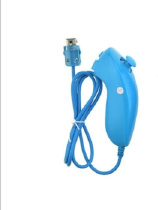 Nunchuck Ενσύρματο Gamepad για Wii / Wii U Light Blue