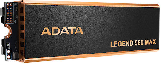 Adata Legend 960 MAX SSD 1TB M.2 Type with PCI Express 4.0 Connection and Heatsink ALEG-960M-1TCS
