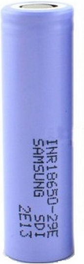 Samsung INR18650-29E Επαναφορτιζόμενη Μπαταρία 18650 Li-Mn 2850mAh 3.7V 1τμχ