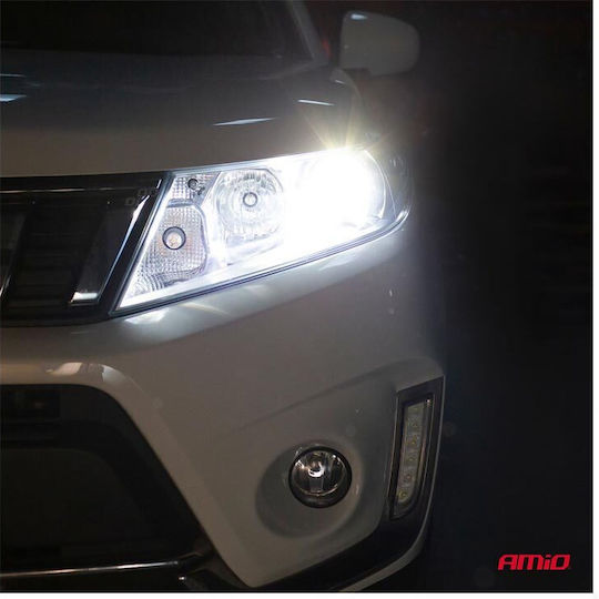 AMiO Λάμπες Αυτοκινήτου BF Series H11 / H8 / H9 LED 6000K Ψυχρό Λευκό 12V 50W 2τμχ