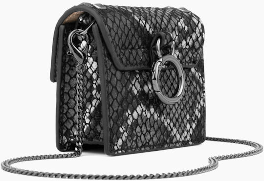 iDeal Of Sweden Statement Mini Bag Silvery Snake (Apple AirPods)