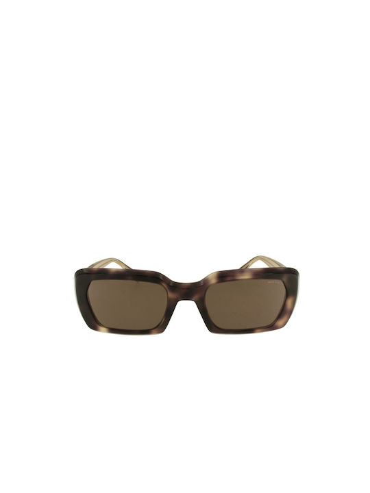 Police Women's Sunglasses with Multicolour Plastic Frame and Brown Lens SPLG21 07UX