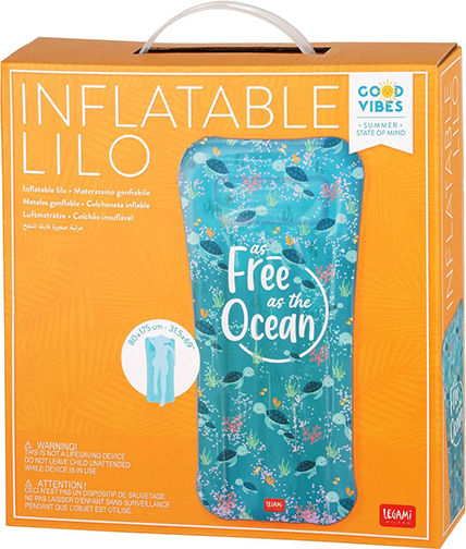 Legami Milano Sea Turtle Kid's Inflatable Mattress for Sea 175x80cm