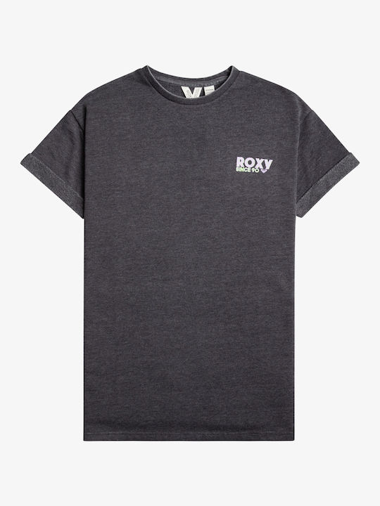 Roxy Kids Dress Short Sleeve Gray