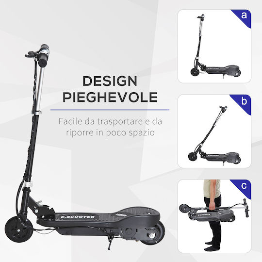HomCom Electric Children's Scooter with 12km/h Max Speed in Black Color