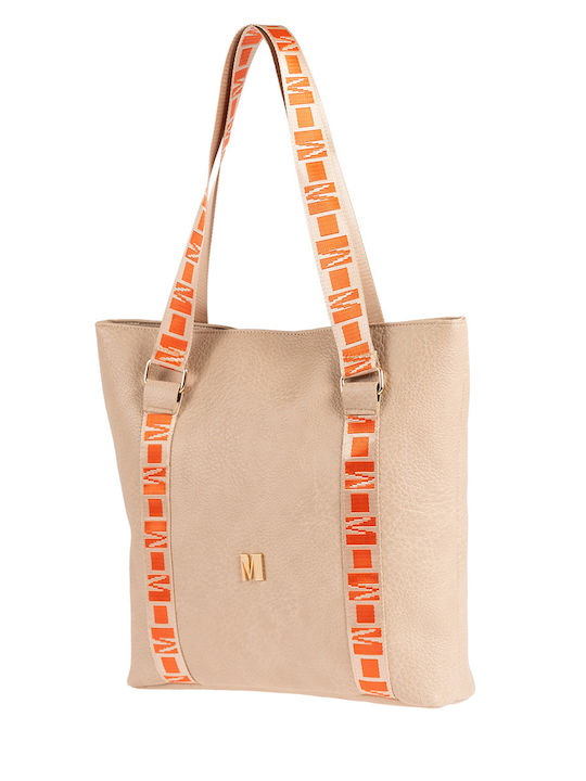 Modissimo Damen Tasche Schulter Beige