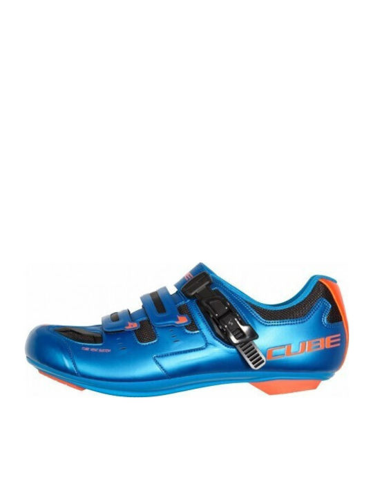 CUBE Pro Unisex Low Road Cycling Shoes Blue