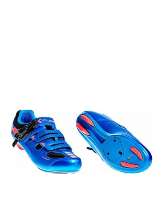 CUBE Pro Unisex Low Road Cycling Shoes Blue