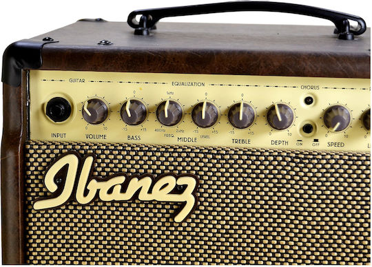 Ibanez Troubadour TA20 Combo Amplifier For Acoustic Instruments 1 x 8" 20W Brown