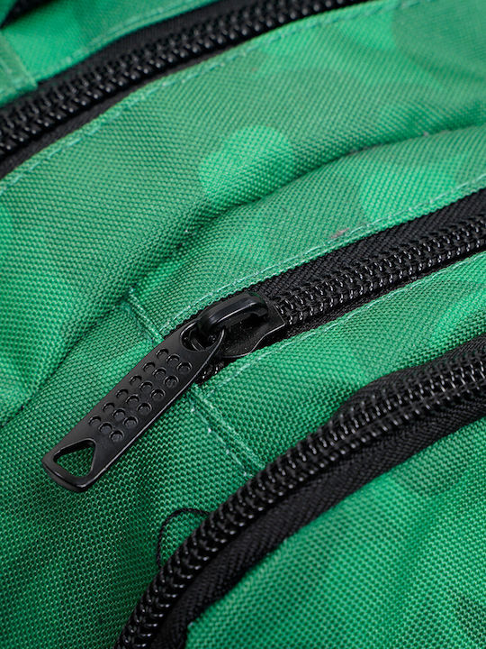 Back Me Up School Bag Backpack Junior High-High School Green with Water Bottle Holder 30Liters