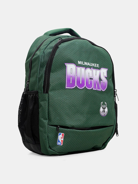 Back Me Up School Bag Backpack Junior High-High School Green with Water Bottle Holder 30Liters