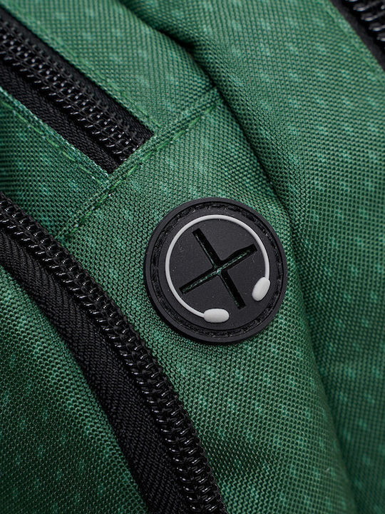 Back Me Up School Bag Backpack Junior High-High School Green with Water Bottle Holder 30Liters