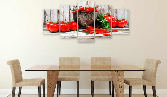 Polihome Red Vegetables Ξύλινος 200x100 cm