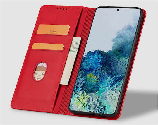 Bodycell Wallet Synthetic Leather Red (Xiaomi Note 12 5G)