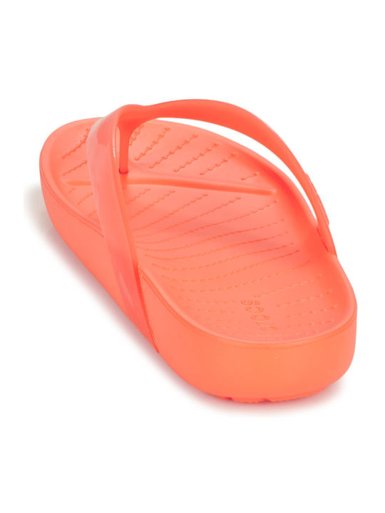 Splash Glossy Джапанки в Оранжев Цвят