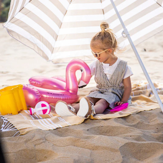 Swim Essentials Παιδικό Σωσίβιο Κουλούρα Φλαμίνγκο Splitring Rose Gold Flamingo με Διάμετρο 56εκ. από 3 Ετών Ροζ
