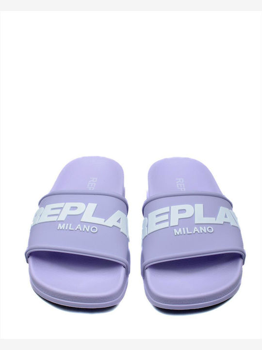 Replay Women's Slides Purple GWF1B.002.C0026S-0032