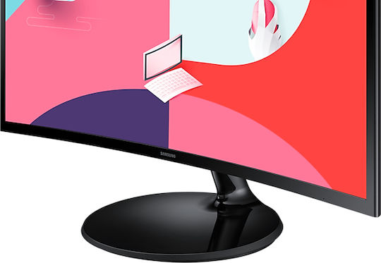 Samsung S27C364EAU VA Curved Monitor 27" FHD 1920x1080 με Χρόνο Απόκρισης 4ms GTG