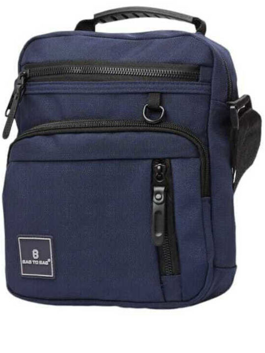 Herrentasche Schulter / Crossbody Blau