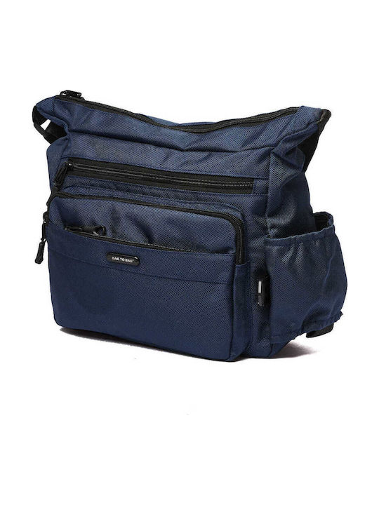 Herrentasche Schulter / Crossbody Blau