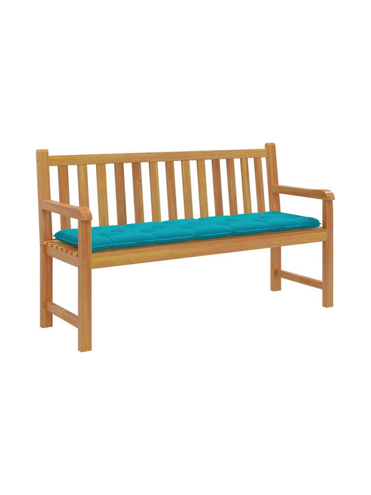 vidaXL Wasserdichtes Sitzbank-Kissen Türkis 180x50 cm