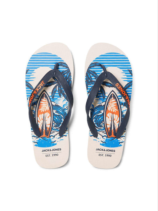 Jack & Jones Herren-Flip-Flops Blau