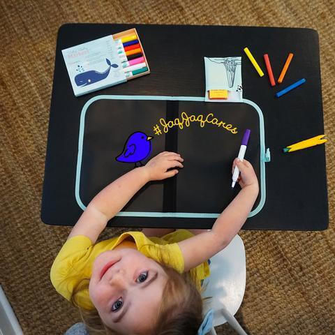 Jaq Jaq Bird Painting Wishy Washy for Kids 3+ Years (Multi Miscellaneous Designs) Jaq Jaq Bird