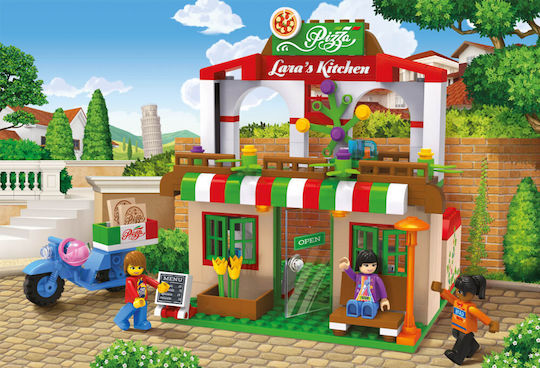 Blocki Building Blocks Pizzaria for 6+ Years 263 Pieces