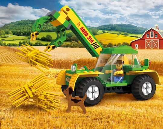 Blocki Blocki Bauklötze Hebe-Traktor Für 6+ Jahre 136 Stück