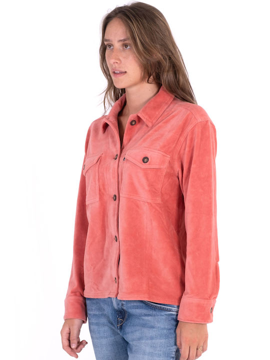 HURLEY CORDUROY SHIRT WOMEN'S 3HWL0240-ROS (ROS/FADED ROSE)