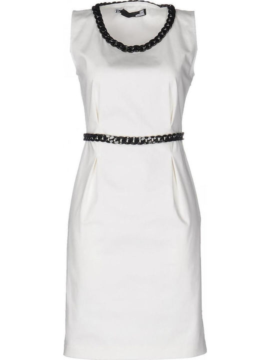 CFWVE5001S2710 Summer Midi Dress Sleeveless White