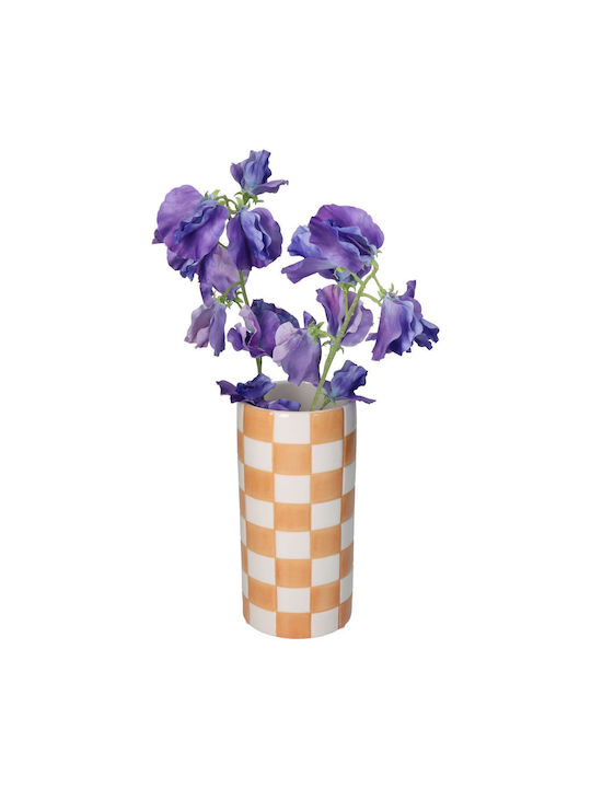 ArteLibre Decorative Vase Orange 10.2x10.2x20.3cm