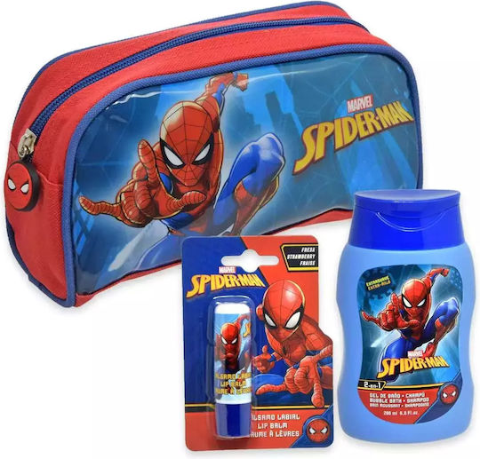 Lorenay Spiderman Gift Set Care Set Blue 200ml 3pcs