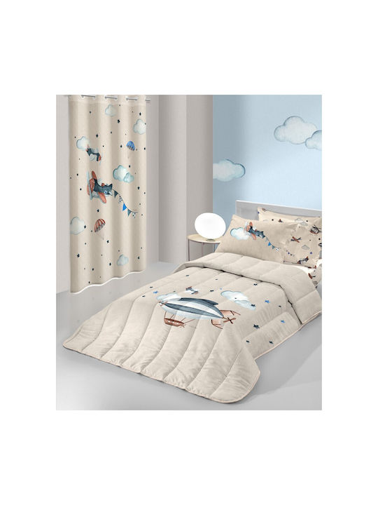 Saint Clair Pătură pentru copii Single Demo Alb 160x220buc