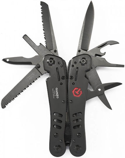 Ganzo Multitool Black with Sheath
