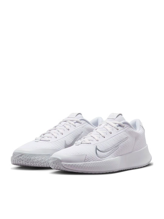 Nike Court Vapor Lite 2 Γυναικεία Παπούτσια Τένις για Όλα τα Γήπεδα White / Metallic Silver Nike Court Vapor Lite 2 Γυναικεία Παπούτσια Τένις για Όλα τα Γήπεδα White / Metallic Silver