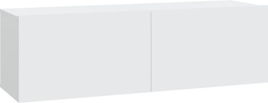 Wohnzimmer TV-Einheit Weiß L200xB30xH30cm