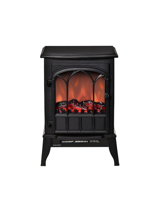 HomCom Floor Electric Fireplace 2000W 39x56.5cm Black