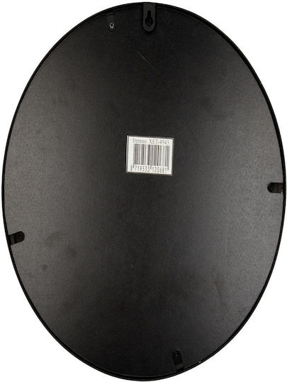 ArteLibre Wandspiegel mit Schwarz Metallisch Rahmen Durchmesser 37cm 1Stück