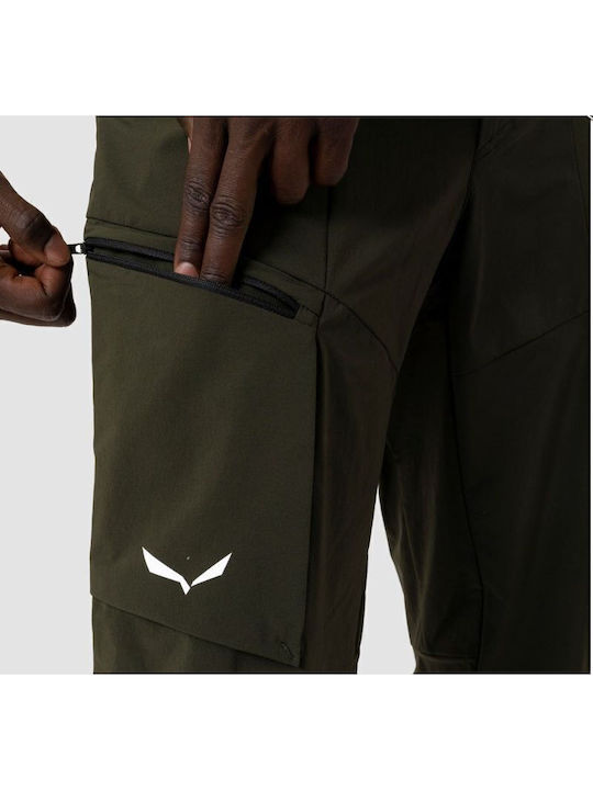 Salewa Puez Durastretch Men's Hiking Short Trousers Green