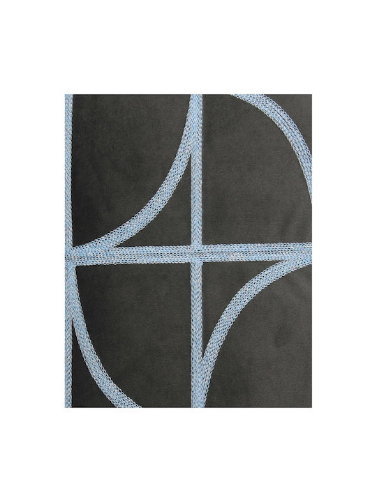Zaros Sofa-Kissen aus Samt Blau 45x45cm