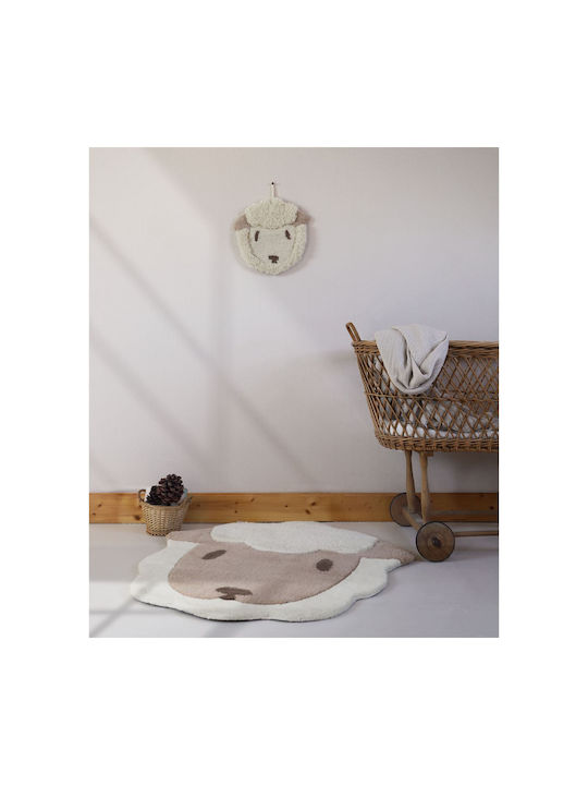 Nattiot Lolho Kids Rug Bej 85x95cm