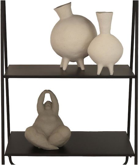 ArteLibre Bibliothek Schwarz 57x37x110cm