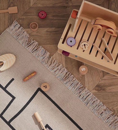 Kids Concept Kids Synthetic Rug Geometric 90x130cm