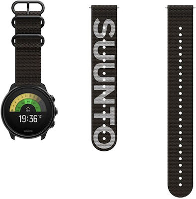 Suunto 9 Baro Stainless Steel 50mm Waterproof Smartwatch with Heart Rate Monitor (Titanium Limited Edition)