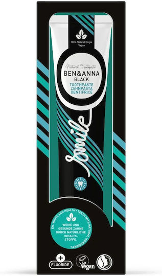 Ben & Anna Black Toothpaste with Active Charcoal for Whitening 75ml