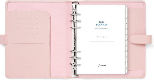 Filofax Ημερήσιο Organizer Filofax Saffiano A5 Ροζ Blush